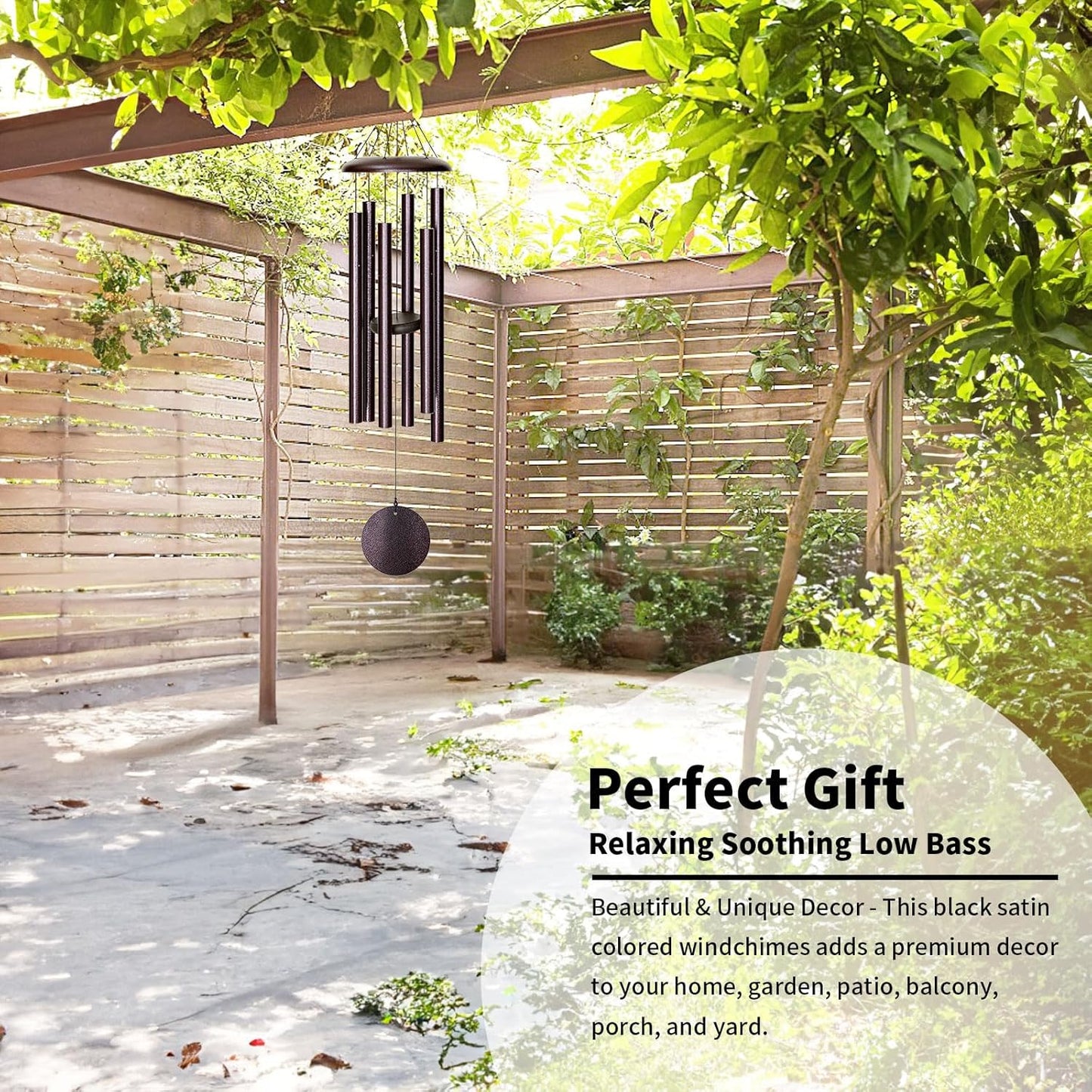 Wind Chimes for Outside, 36'' Wind Chime Outdoors Deep Tone Unique Wind Chimes Outdoor Clearance, Gifts for Mother's Day/Housewarming/Christmas