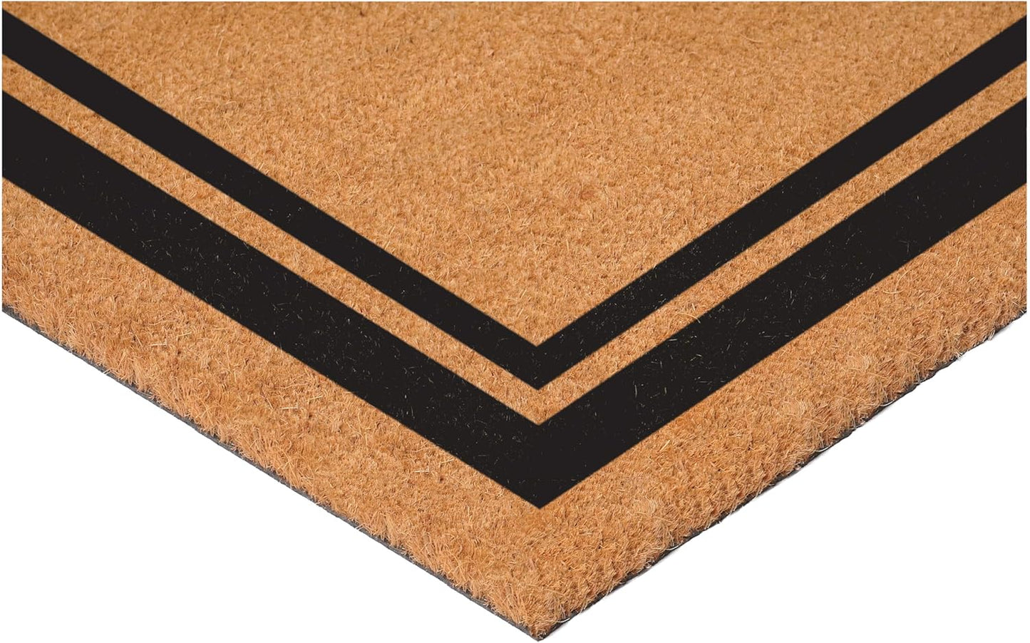 Calloway Mills 152962436D Black Border 24" x 36" Monogram Doormat, (Letter D)