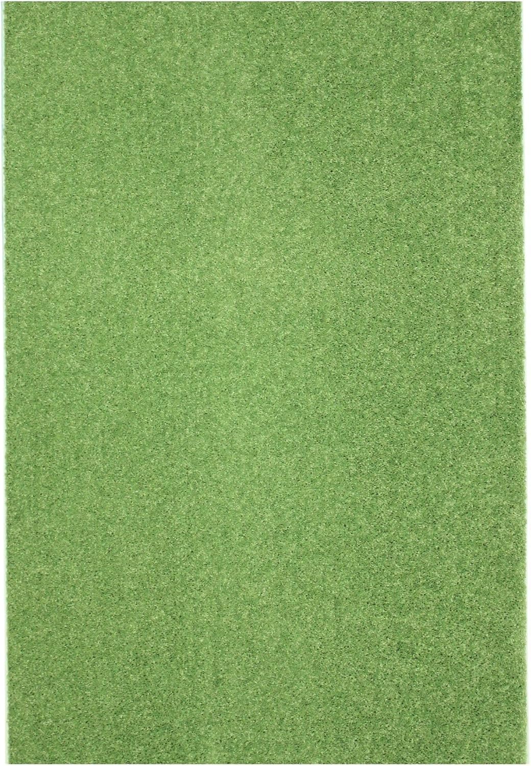 KOECKRITZ Soft and Colorful Kids Classroom Area Rugs (Passes Flammability Pill Test) Many Sizes and Bright Colors to Select from (6' x 9', Lime)