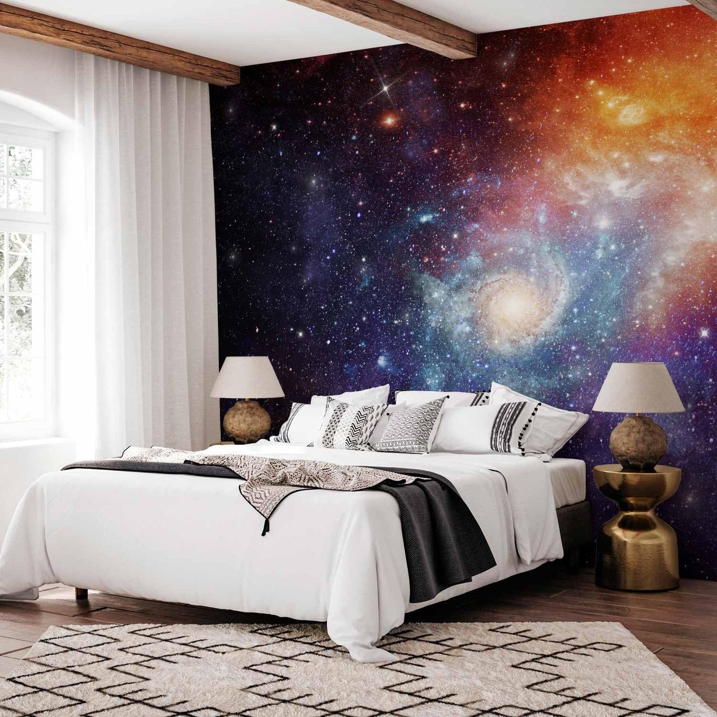 artgeist Wall Mural Cosmos Galaxy 197x138 in - XXL Non-Woven Wallpaper Fleece Wall Decor Photo Print Picture Image Design Home f-C-0101-a-a