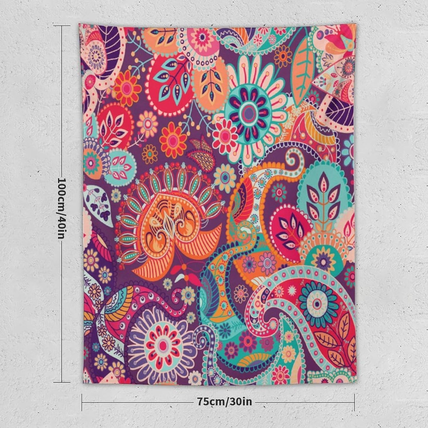 ICMOLYYENLO Palm Leaf Tapestry Wall Hanging, Tropical Leaves Plant Jungle Green Hawaiian Art Home Decor for Guest Bedroom Living Room Dormitory 30" x40