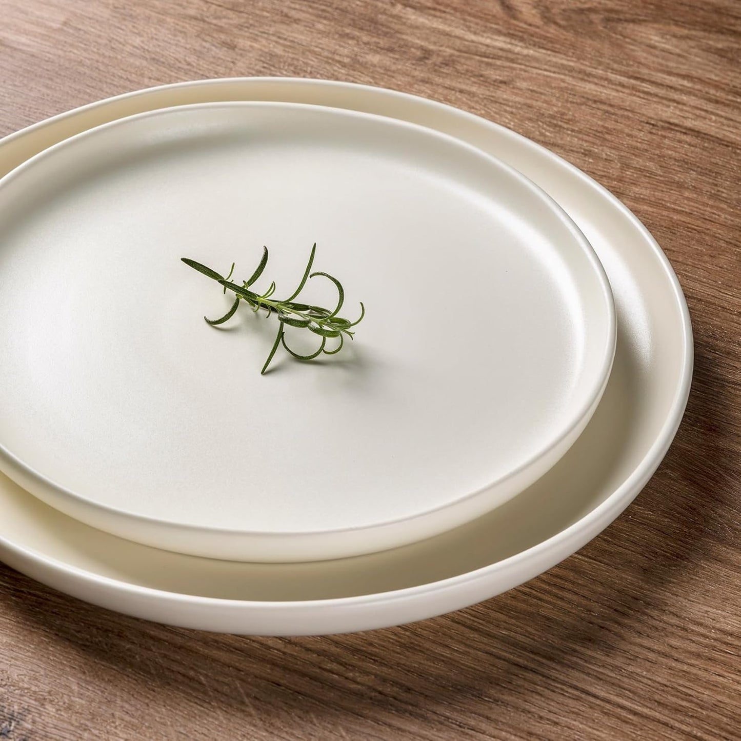 AmorArc Stoneware Dinnerware Sets, Wavy Rim Ceramic Plates and Bowls Sets, Highly Chip and Crack Resistant | Dishwasher & Microwave & Oven Safe Dishes set, Service for 6 (18pc)