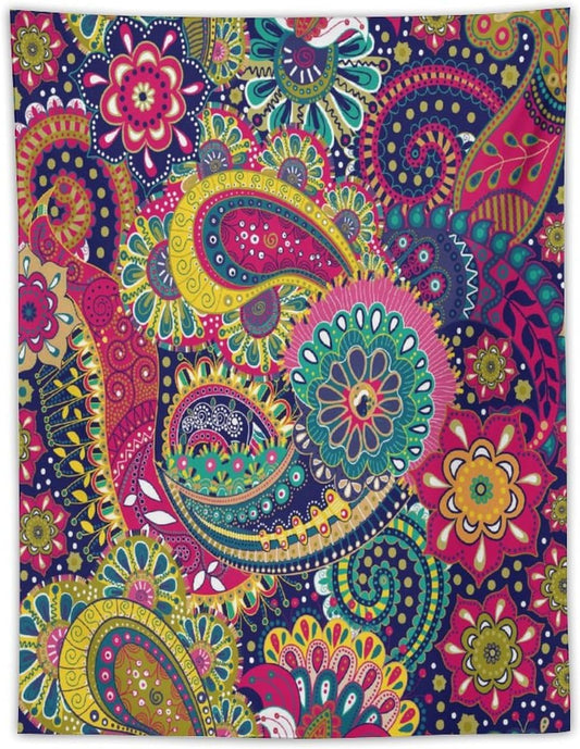 ICMOLYYENLO Tropical Green Plant Tapestry, Green Palm Leaves Natural Landscape Print Wall Tapestry for Bedroom Living Room Dormitory 50x60 Inch