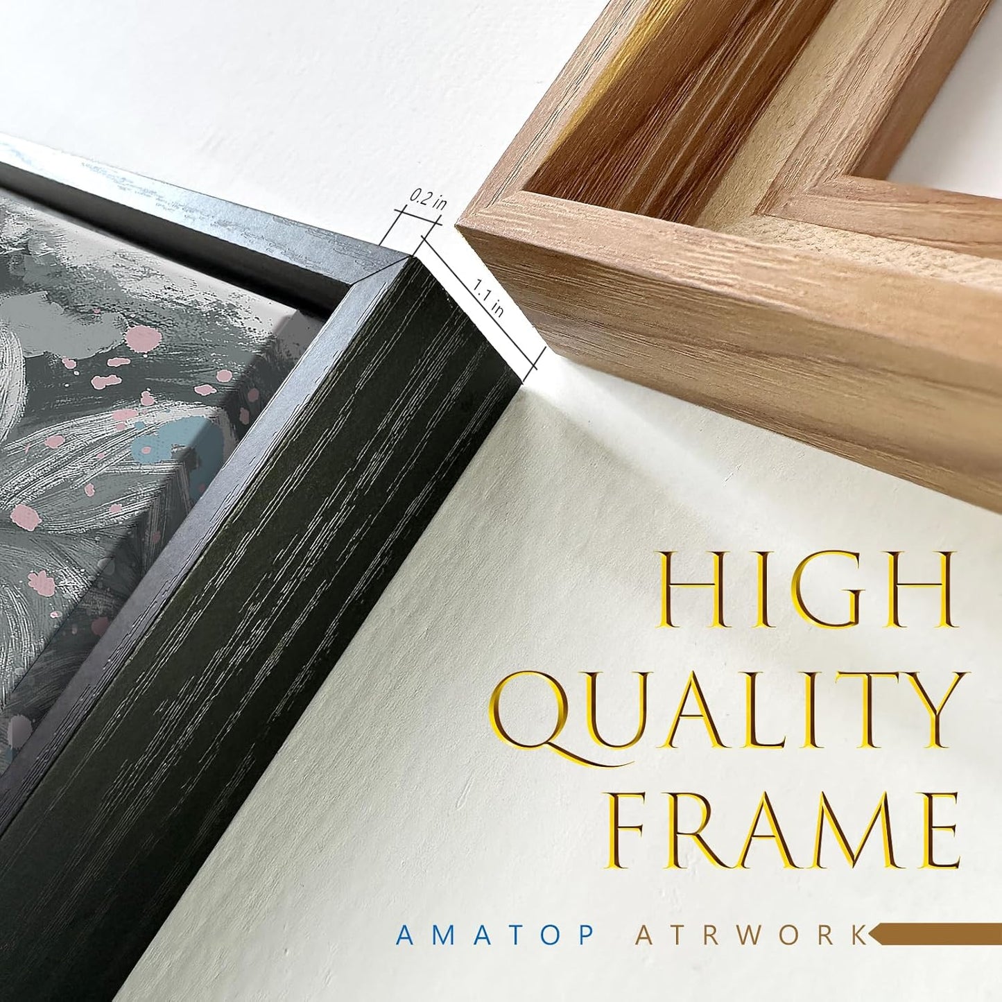 Pink Wall Art Bathroom Décor Modern Framed Floral Wall Picture Black and White Artwork Peony Flower Canvas Print for Bedroom Office Dining Room Décor Small