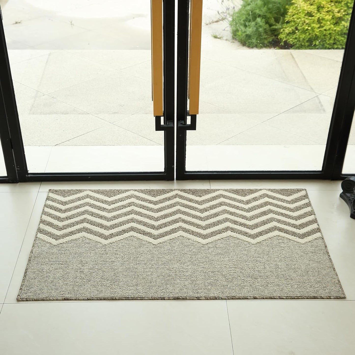 Indoor Doormat, Non-Slip Front Door Mats, Outdoor Welcome Mat Washable, Low Profile Indoor DoorMats for Entryway, Floor Inside Back Door Mats (32"x48")
