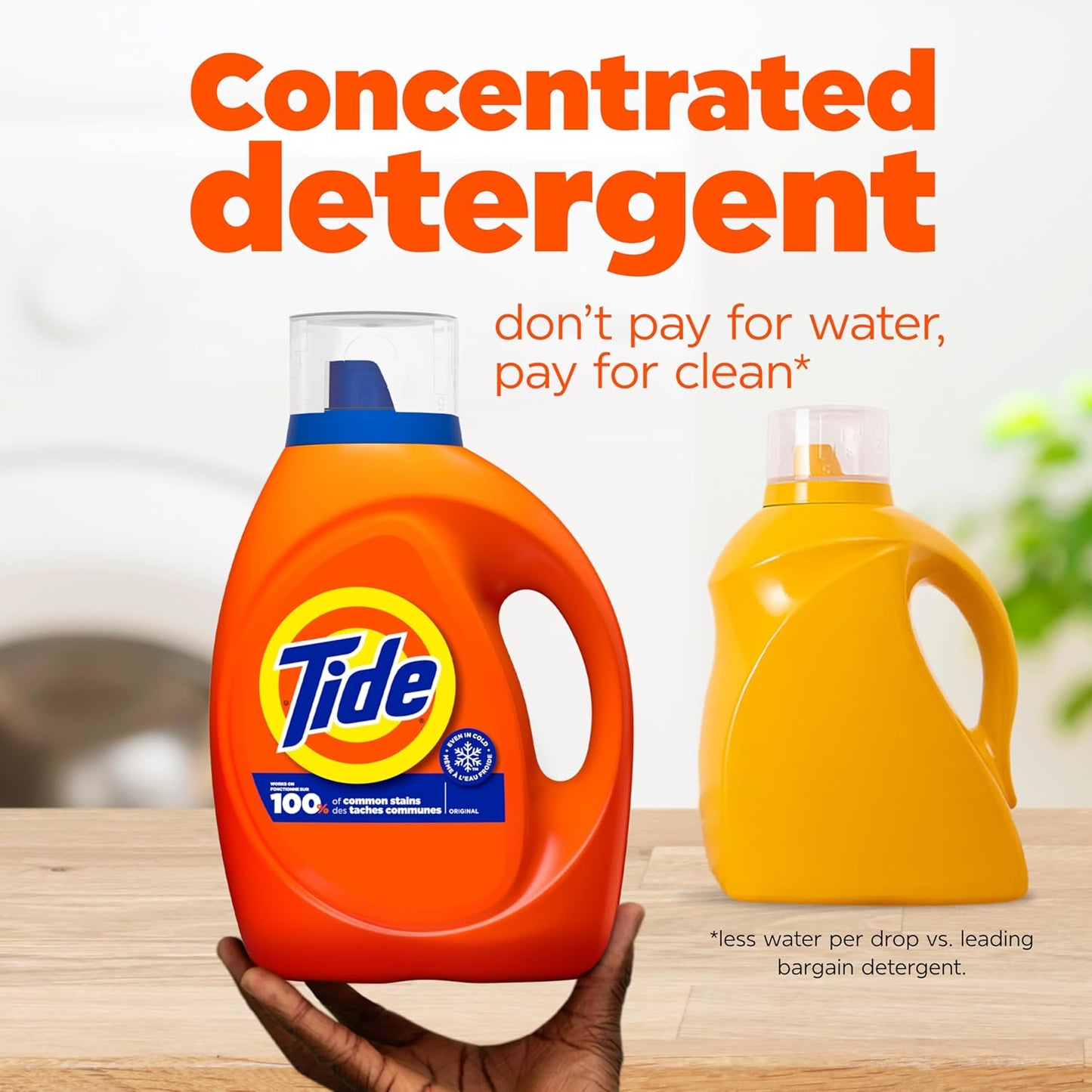 Tide Laundry Detergent Liquid, Original Scent, HE Compatible, 100 Loads, 132 fl oz, Tide Laundry Detergent, Liquid Laundry Detergent (Packaging May Vary)