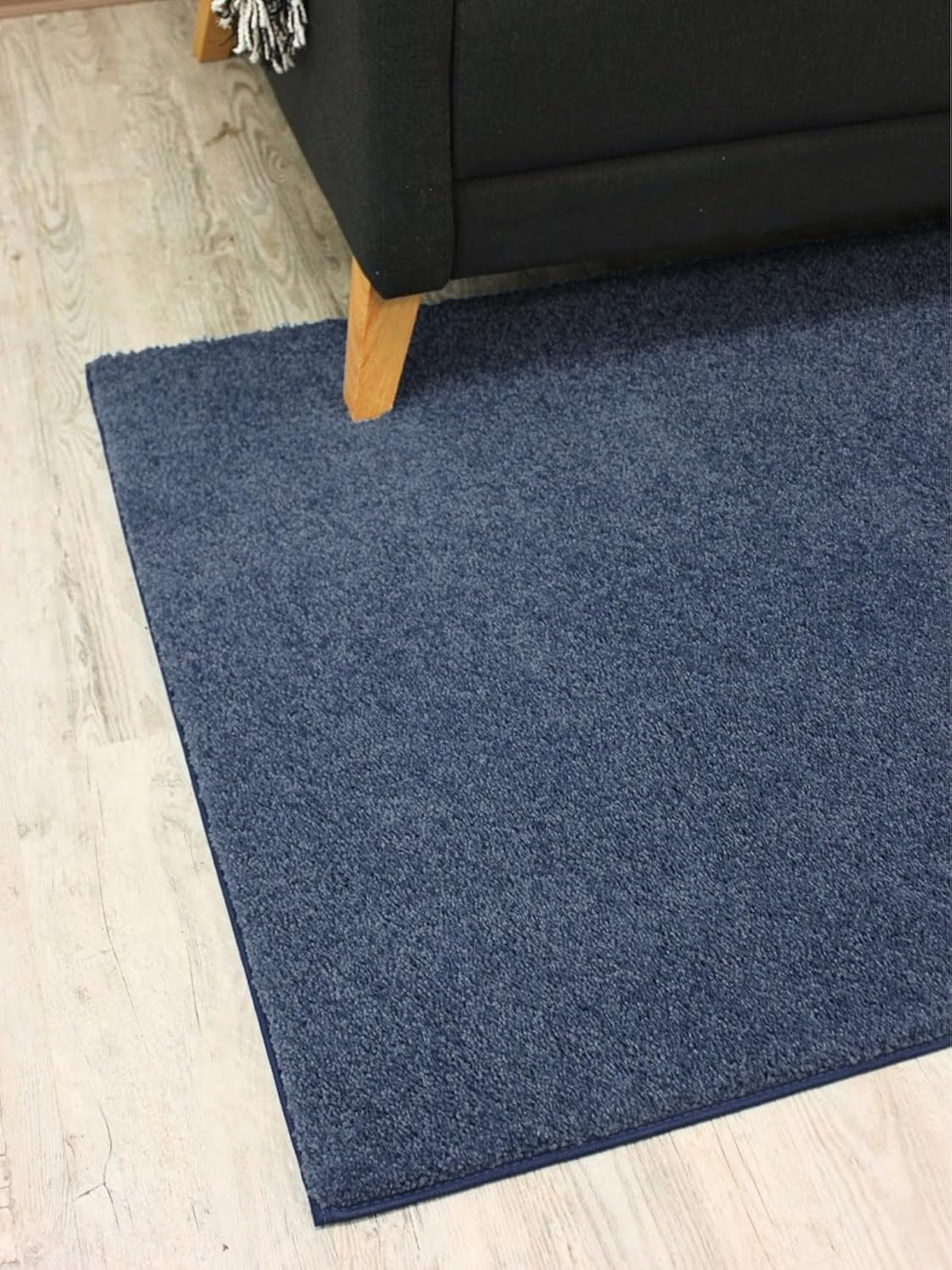 KOECKRITZ Soft and Colorful Kids Classroom Area Rugs (Passes Flammability Pill Test) Many Sizes and Bright Colors to Select from (8' x 8', Navy)