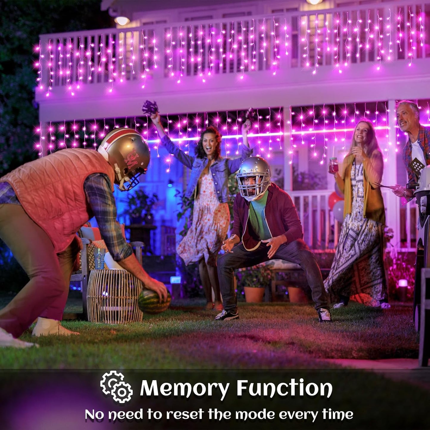 66ft Icicle Lights for Outside, Pink Christmas Lights Outdoor Waterproof for House, 640 LED Twinkle Tree Light with 120 Drops Clear Wire Short Curtain Light for Room Home Wall Indoor Decorations