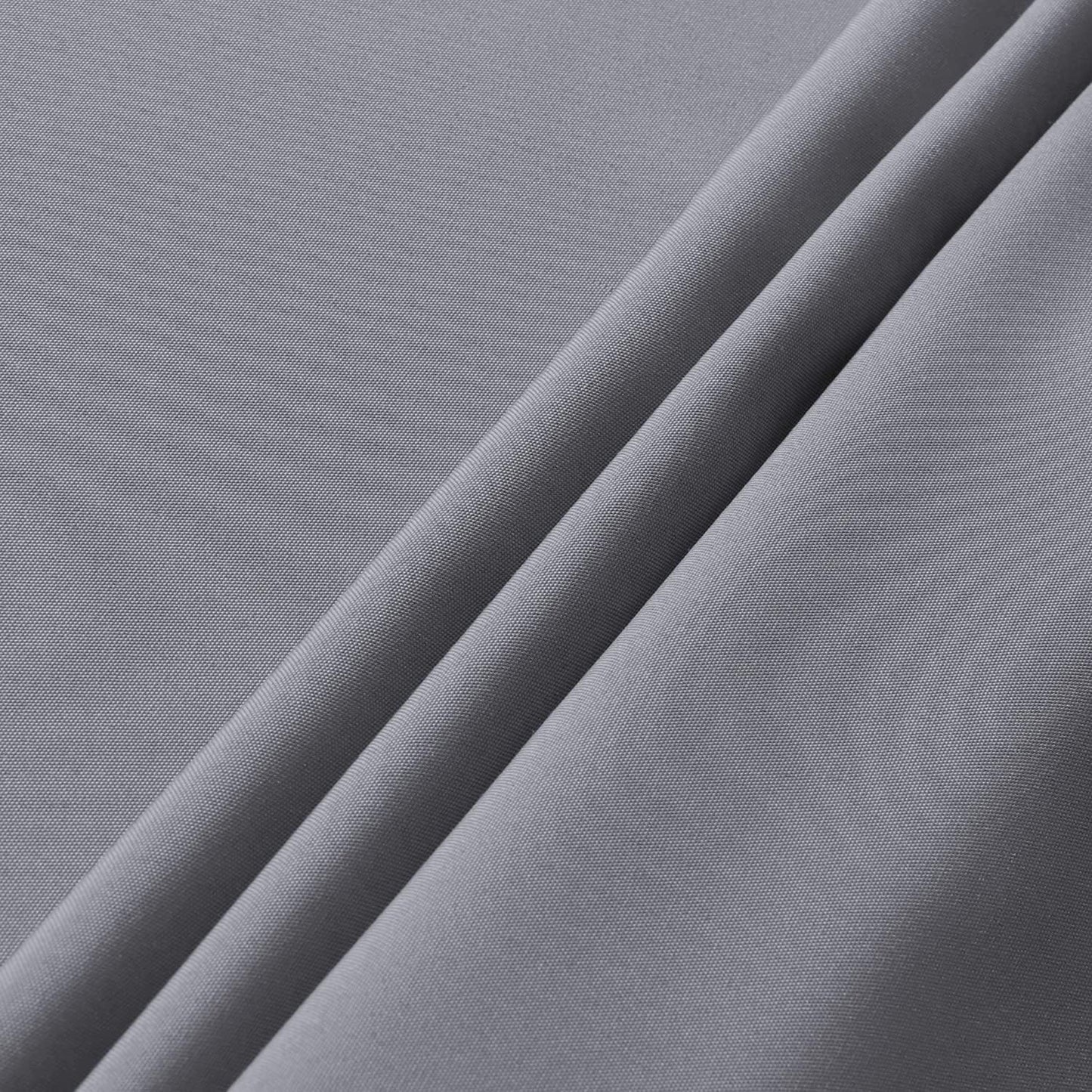 sancua Square Tablecloth - 60 x 60 Inch - Water Resistant Spill Proof Washable Polyester Table Cloth, Decorative Fabric Table Cover for Dining Tables, Buffet Parties and Camping, Light Grey