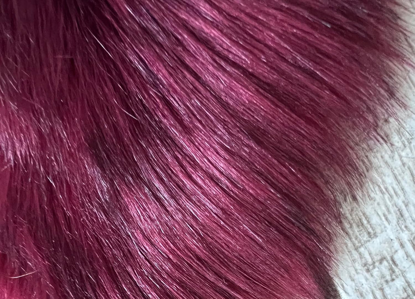 LAMBZY Faux Sheepskin Super Soft Hypoallergenic Free Shape Silky Shag Rug, Luxury Shaggy Plush Carpet for Bedrooms Living Kids Room Sofa Rugs (Burgundy, Octo 8 Pelts 6'x8')