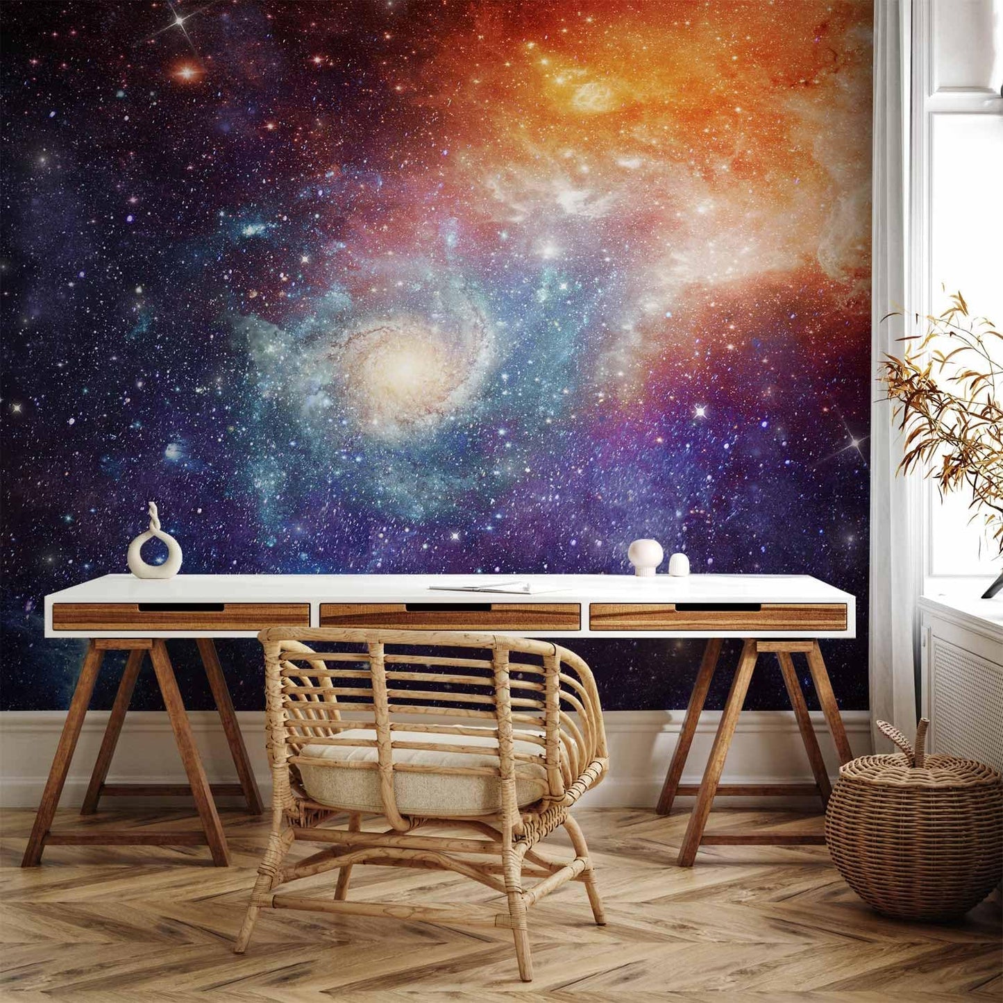 artgeist Premium Wall Mural Cosmos Galaxy 197x138 in - Non-Woven Wallpaper Fleece Wall Decor Photo Print Picture Image Design Home f-C-0101-a-a