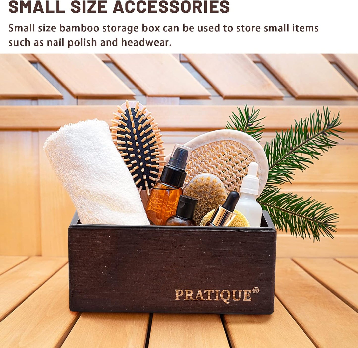 Bamboo Drawer Organizer - Kitchen Utensil Organizer Silverware Tray Cutlery Holder，Office Desk Supplies and Accessories,12 * 3 * 2.6inch,Nut-brown