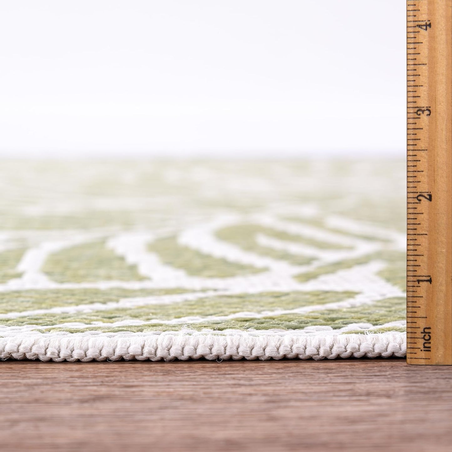 Keen Home Design Terrace Outdoor Runner Rug - 2x8 Washable Indoor/Outdoor Rug for Patio, Kitchen, Balcony, Beach, Garden, Deck and Porch, Size: 2'2"x7'7"