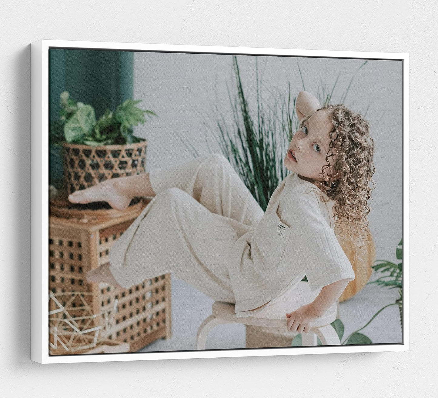 Personalized Custom Canvas Prints: Photo On Canvas (White, 8x10) Transform Your Photos into Stunning Framed Wall Art Digitally Printed Photo To Canvas Ideal for Home Decor, Gifts Keepsakes.
