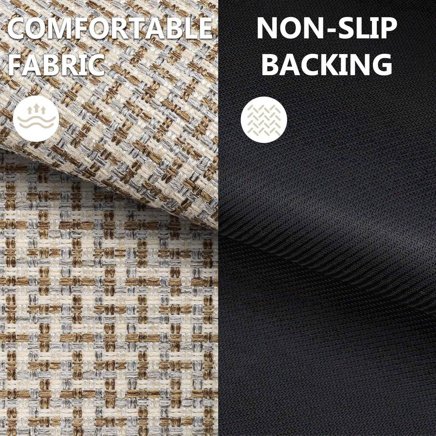 LEKEEPGO Door Mat Indoor Entrance 24"x36", Absorbent Indoor Door Mat, Non Slip Rubber Backing Inside Door Mats, Washable Floor Mat, Low-Profile Doormat for Front Door, Entryway, Entrance, Grey