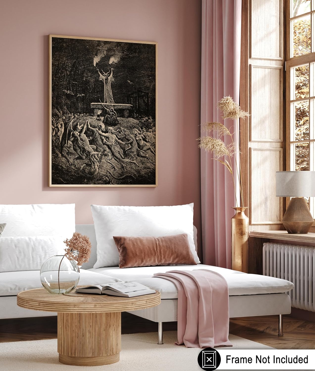 Poster Master Vintage Gustave Dore Poster - Retro Dance of Sabbath Print - Witchcraft Art - Halloween Art - Gift for Him & Her - Gothic Decor for Dorm, Living Room or Bedroom - 16x20 UNFRAMED Wall Art