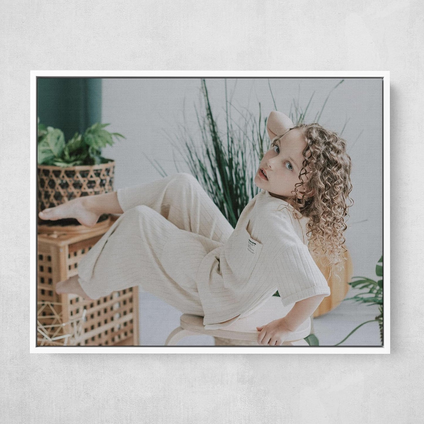 Personalized Custom Canvas Prints: Photo On Canvas (White, 12x16) Transform Your Photos into Stunning Framed Wall Art Digitally Printed Photo To Canvas Ideal for Home Decor, Gifts Keepsakes.