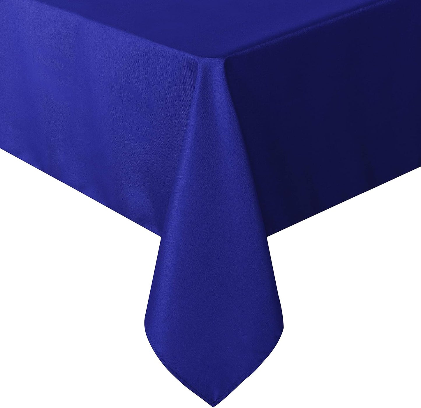 sancua Rectangle Tablecloth - 60 x 120 Inch - Stain and Wrinkle Resistant Washable Polyester Table Cloth, Decorative Fabric Table Cover for Dining Tables, Buffet Parties and Camping, Blue