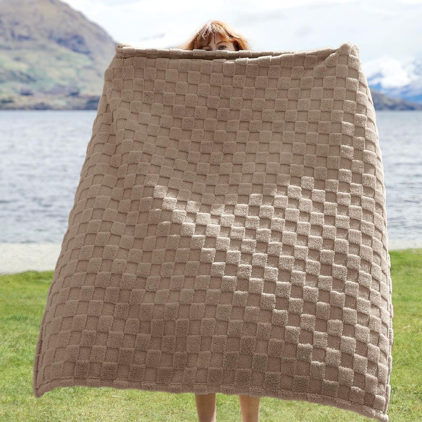 Bedsure GentleSoft Light Taupe Twin XL Blanket for Bed - Super Soft Cozy Fleece Blankets for Women, Cute Throws for Girls, Dorm Room Essentials for Girls Teens Back to School, 66x90 Inches