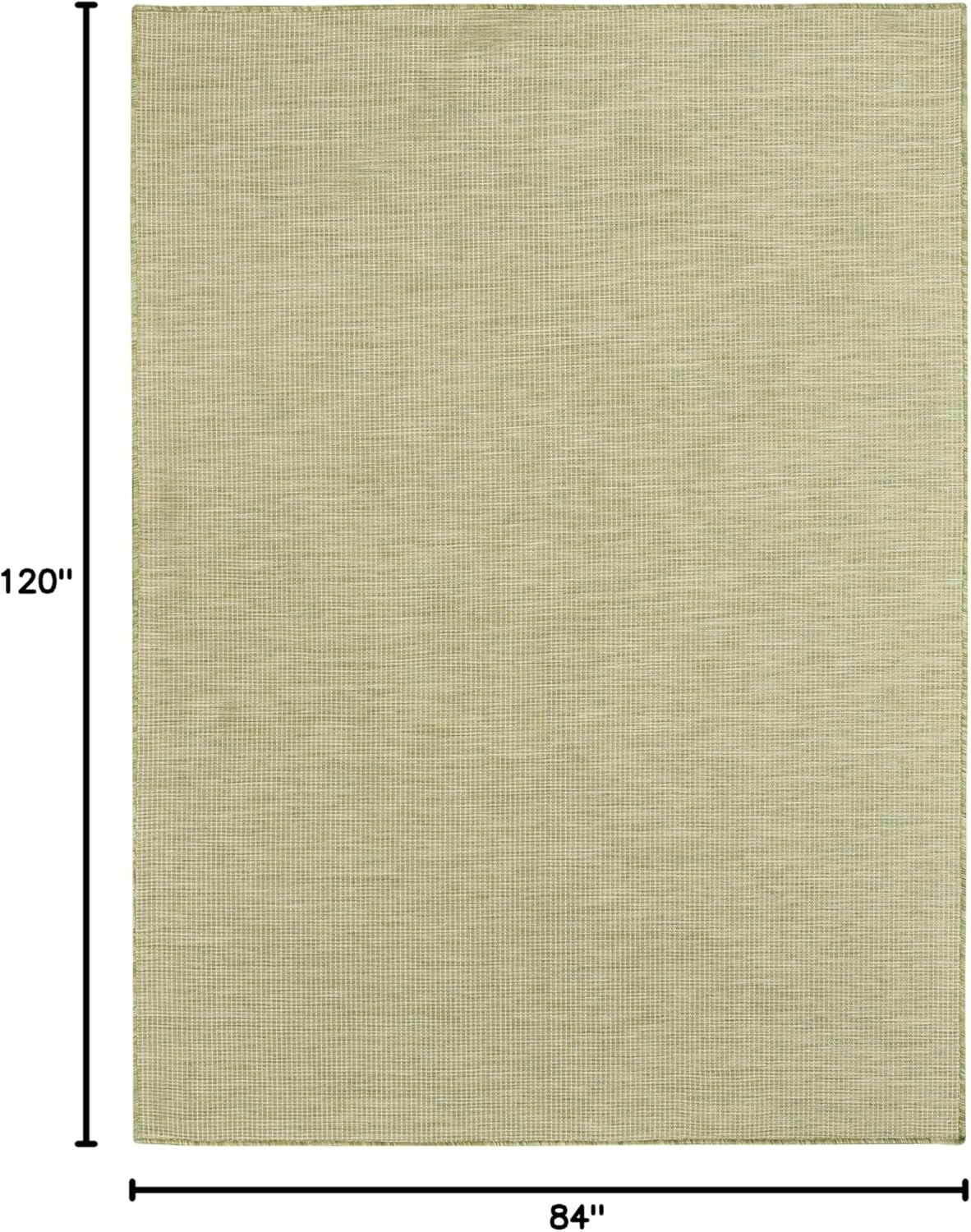 Nourison Home Home Positano 7' x 10' Fabric Green Area Rug