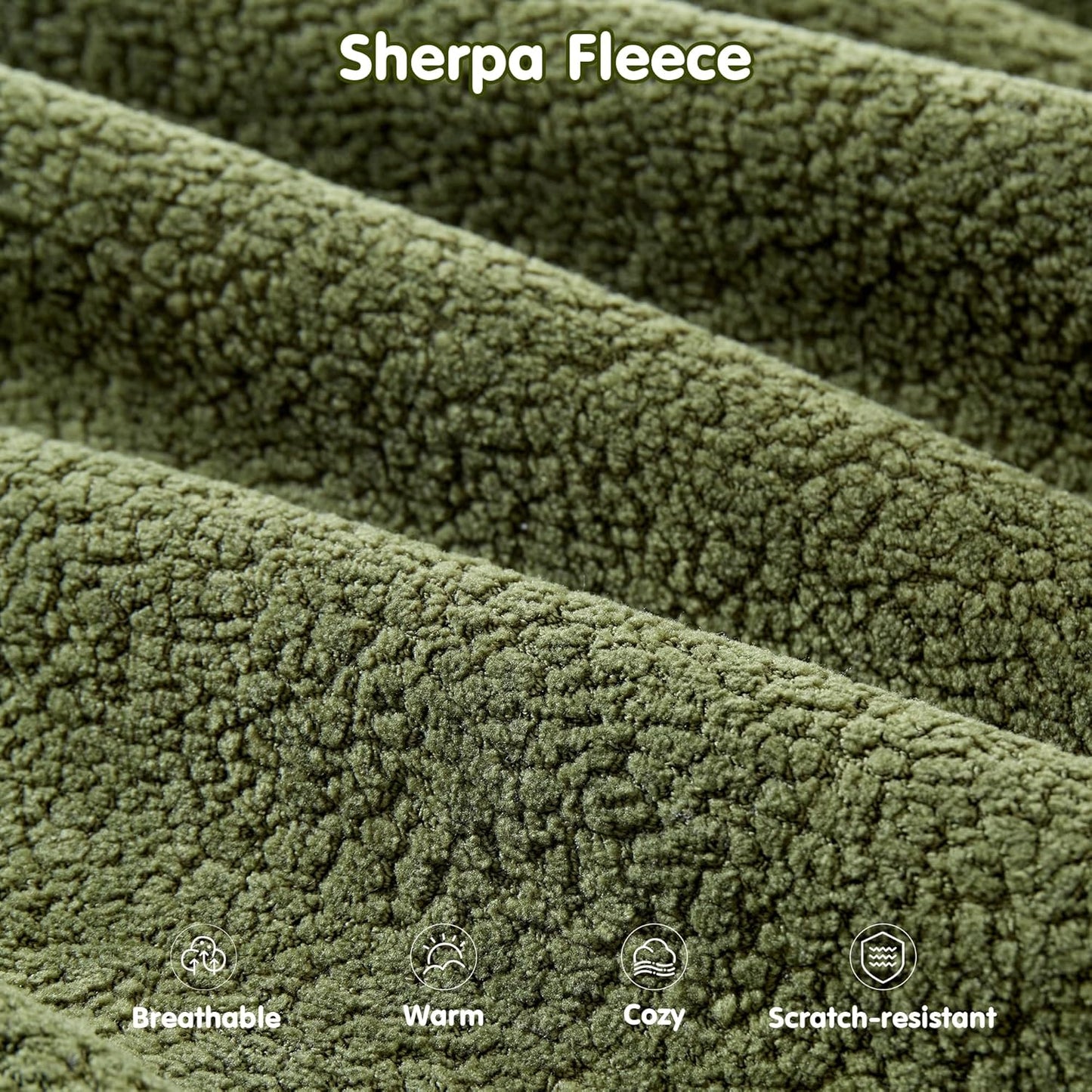 ovios 104" Cloud Sectional Couch with L-Shape Chaise,Modern Modular Sofa with Deep Seat, Upholstered Couches for Living Room Bedroom,No Assembly Required, Green (Cloud Velvet)