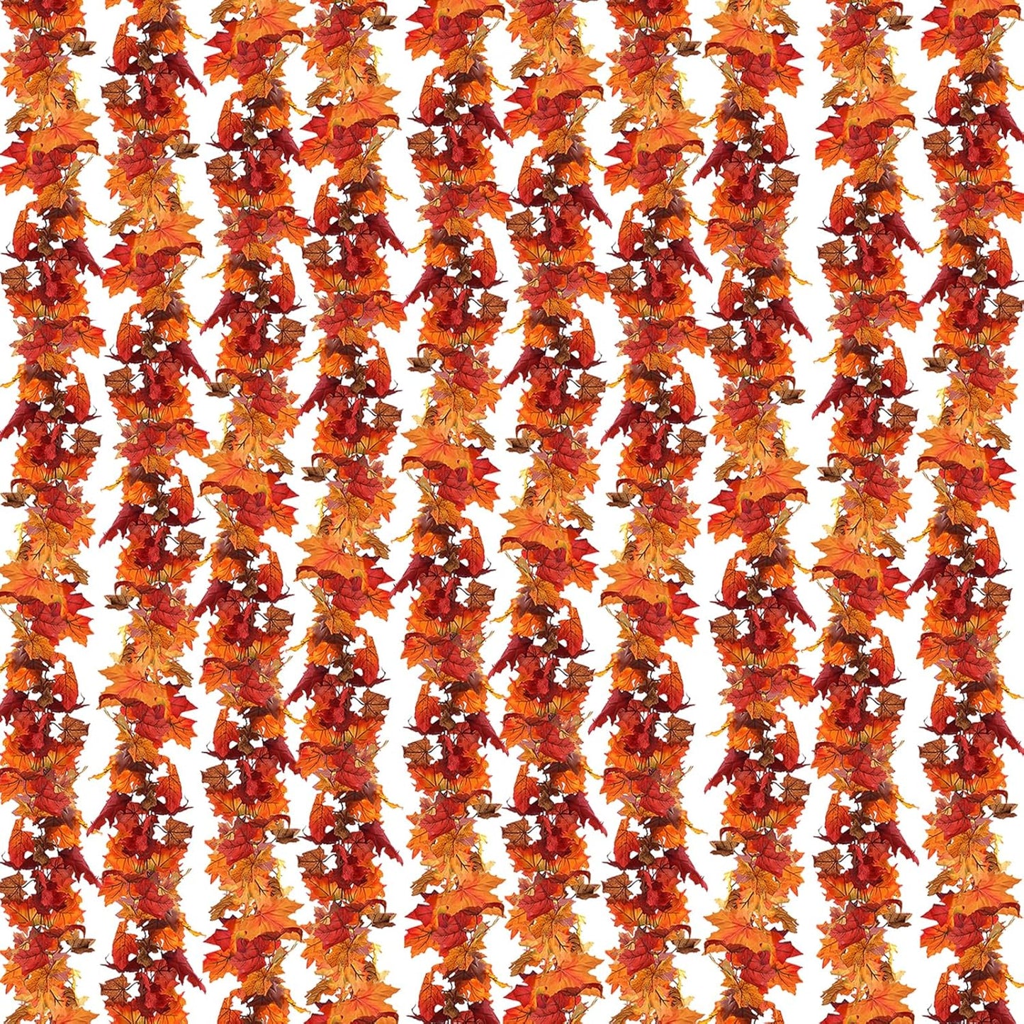 CQURE 20 Pack Fall Leaf Garland, Total 118Ft Artificial Fall Vines Autumn Garland Fall Maple Leaves Thanksgiving Decor for Home Wedding Fireplace Party