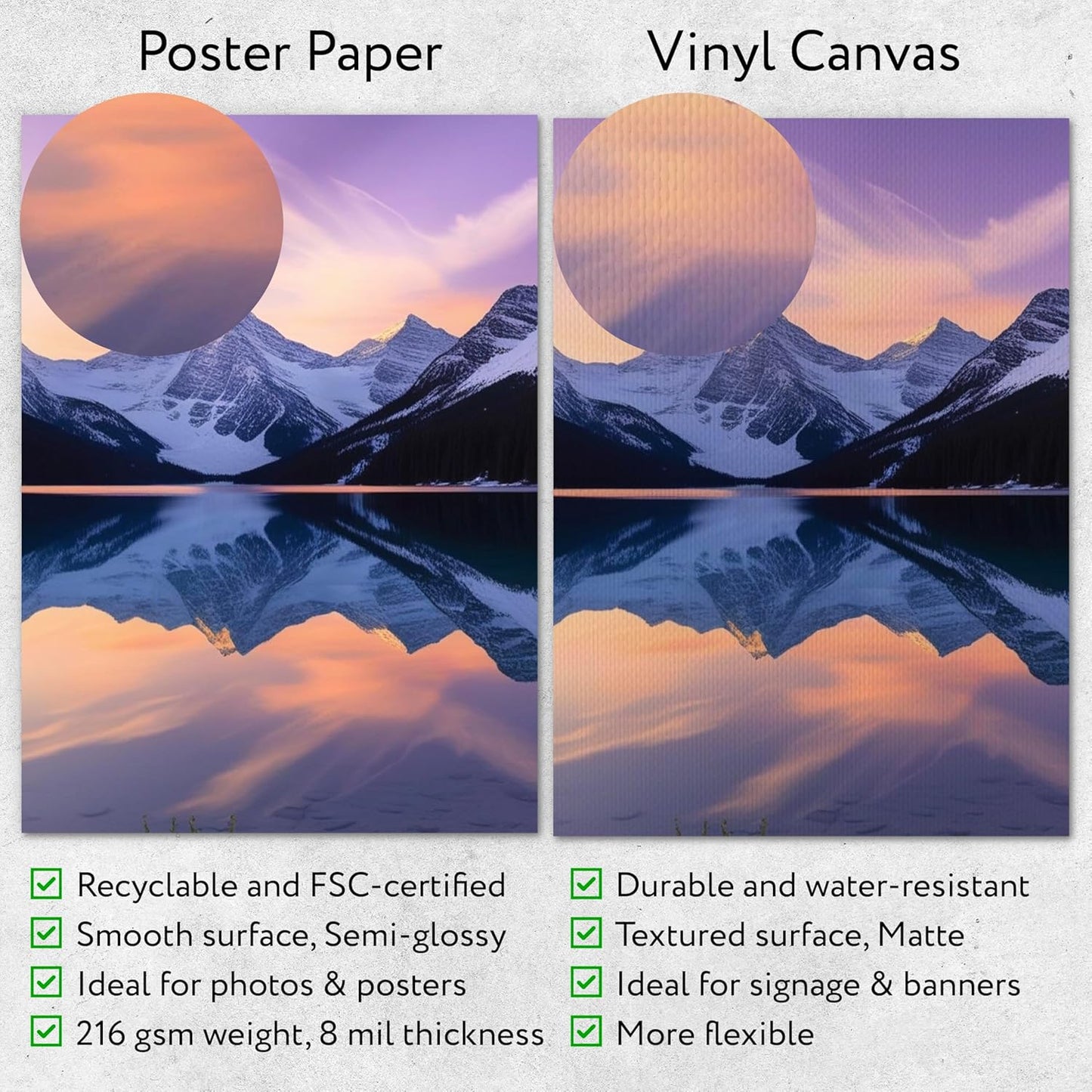 Custom Poster Print, 13x13, Upload Any Photos/Images, Personalized Photo Prints, DIY Your Own Poster, Photo to Poster Printing