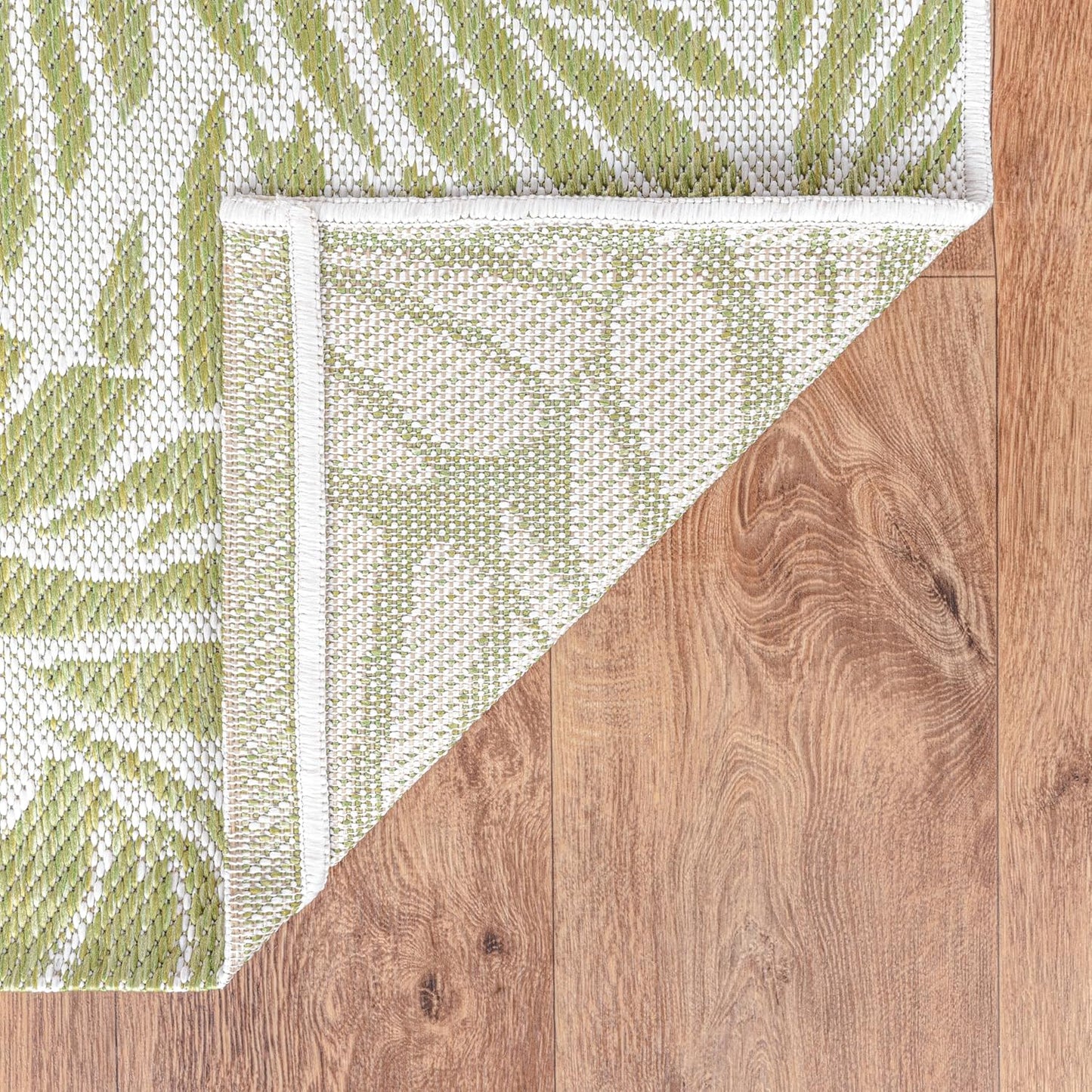 Keen Home Design Terrace Outdoor Round Rug - 5ft Round Washable Indoor/Outdoor Rug for Patio, Kitchen, Balcony, Beach, Garden, Deck and Porch, Size: 5'3" Round