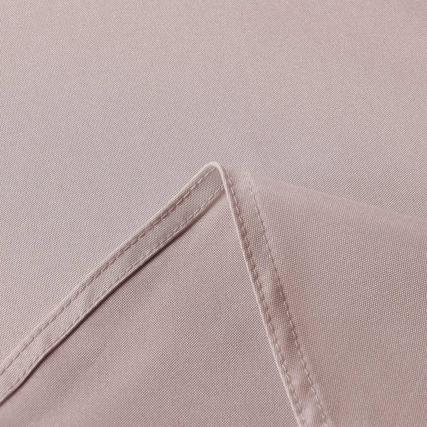 sancua Rectangle Tablecloth - 70 x 120 Inch - Stain and Wrinkle Resistant Washable Polyester Table Cloth, Decorative Fabric Table Cover for Dining Tables, Buffet Parties and Camping, Blush