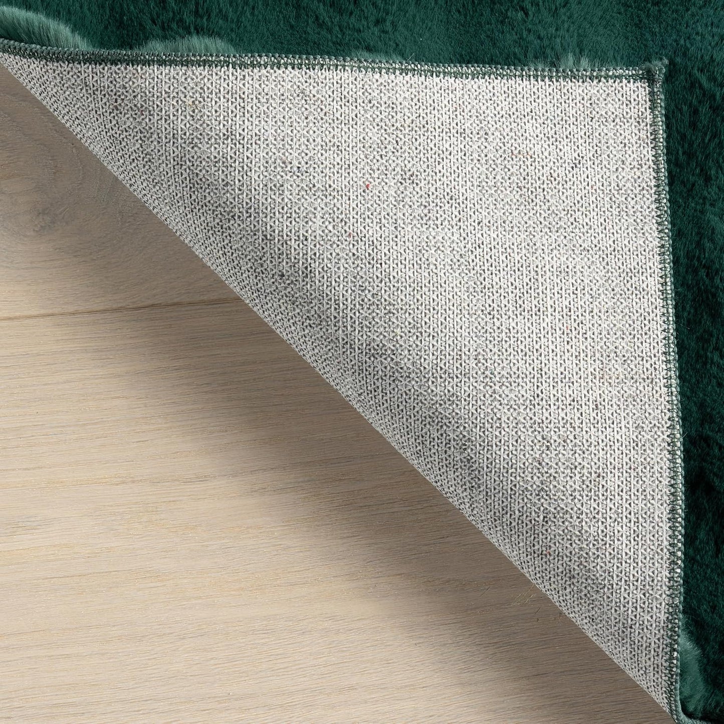 nuLOOM Jeni Checkered 3'9" x 6' Machine Washable Area Rug for Living Room Bedroom Dining Room Kitchen, Hunter Green