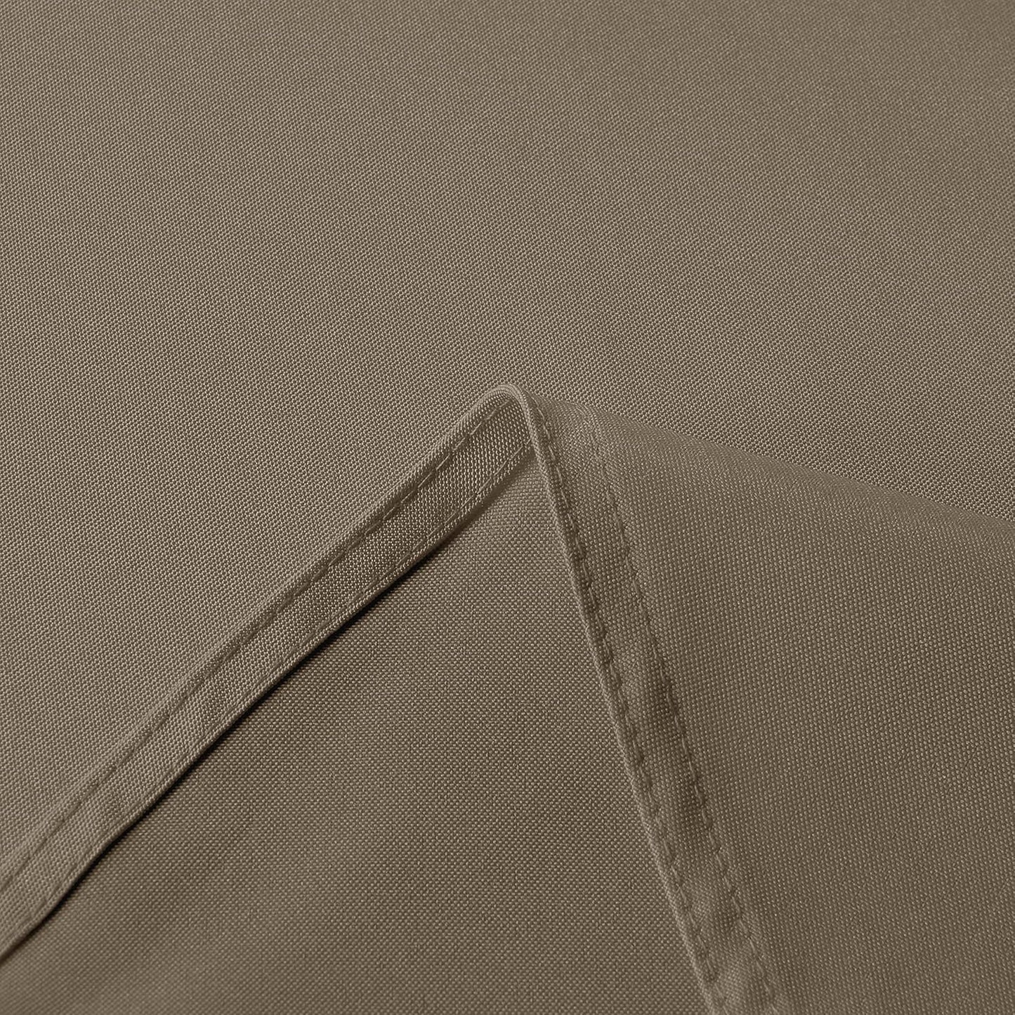 sancua Square Tablecloth - 54 x 54 Inch - Stain and Wrinkle Resistant Washable Polyester Table Cloth, Decorative Fabric Table Cover for Dining Tables, Buffet Parties and Camping, Taupe