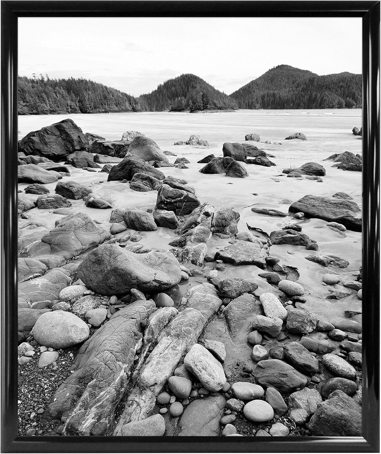 MCS Trendsetter 20x24 Poster Frame Black High-Gloss, Vertical & Horizontal Wall Hanging Large Picture Frame for Photos, Posters & Art Prints (1-Pack)